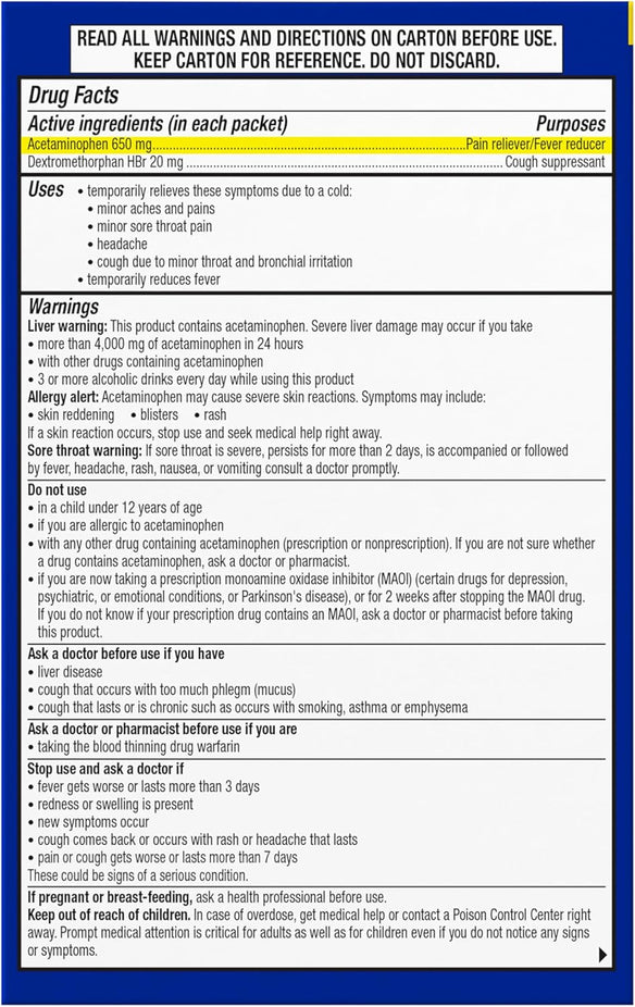 Daytime Severe Cold Relief Powder (6 CT)