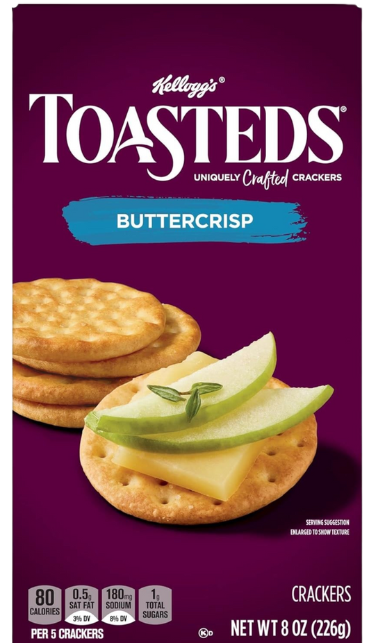 Toasteds Buttercrisp Crackers