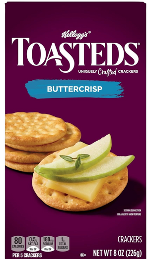 Toasteds Buttercrisp Crackers
