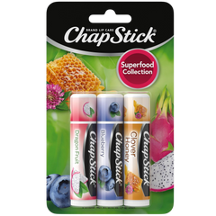 SuperFood Collection Lip Balm Sticks (3 CT) - Dragon Fruit Berry And Honey