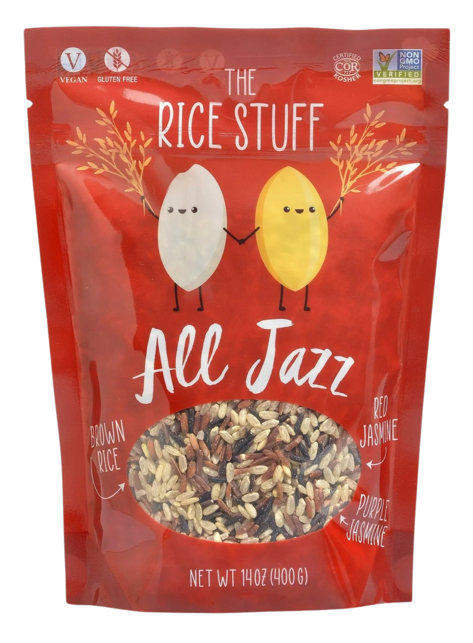 All Jazz Stuff - Mix of Brown, Purple and Red Rice (6 Pack)