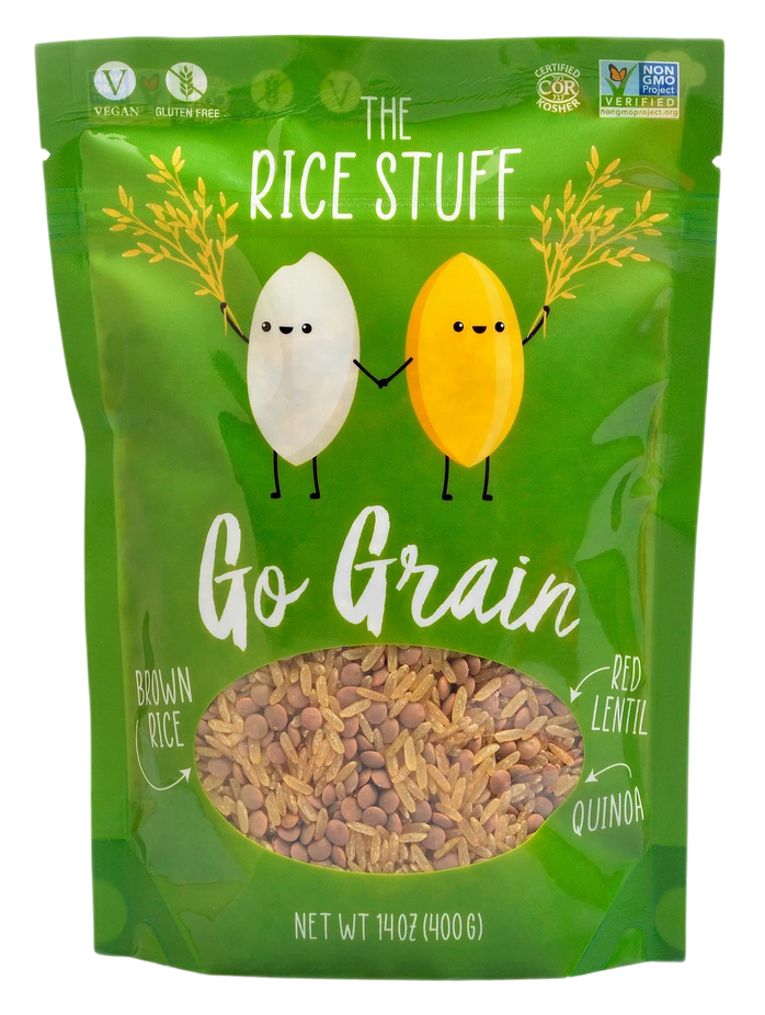 Go Grain Rice Stuff - Mix of Brown rice, Red lentil, Quinoa (6 Pack)
