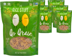 Go Grain Rice Stuff - Mix of Brown rice, Red lentil, Quinoa (6 Pack)