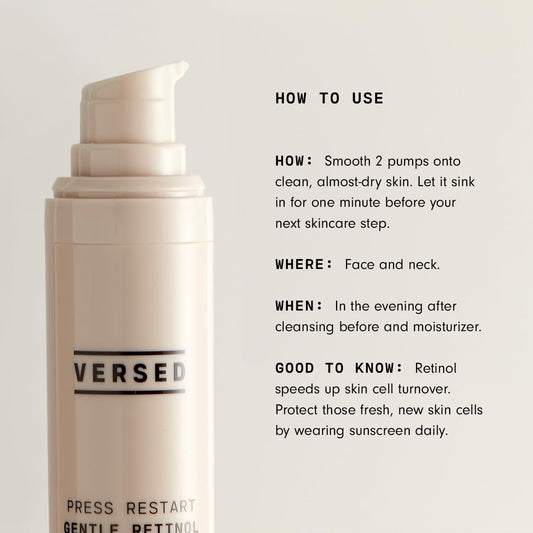 Press Restart Gentle Retinol Serum