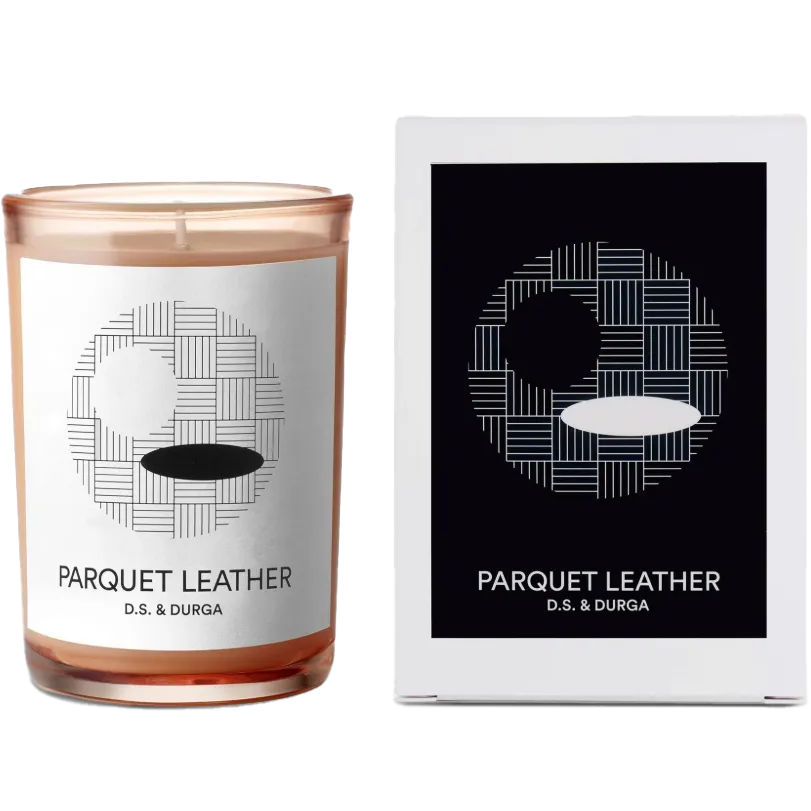Parquet Leather Candle
