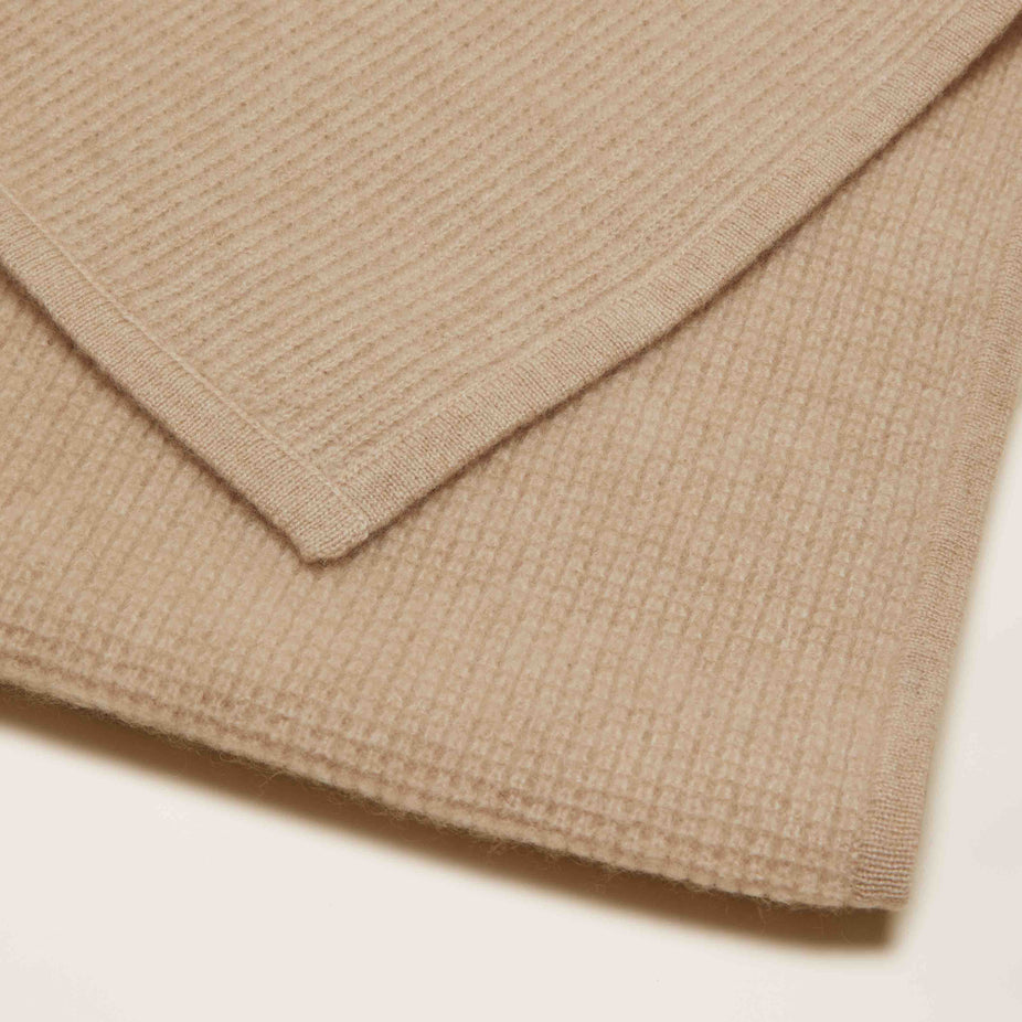 Cassie Cashmere Waffle Knit Baby Blanket
