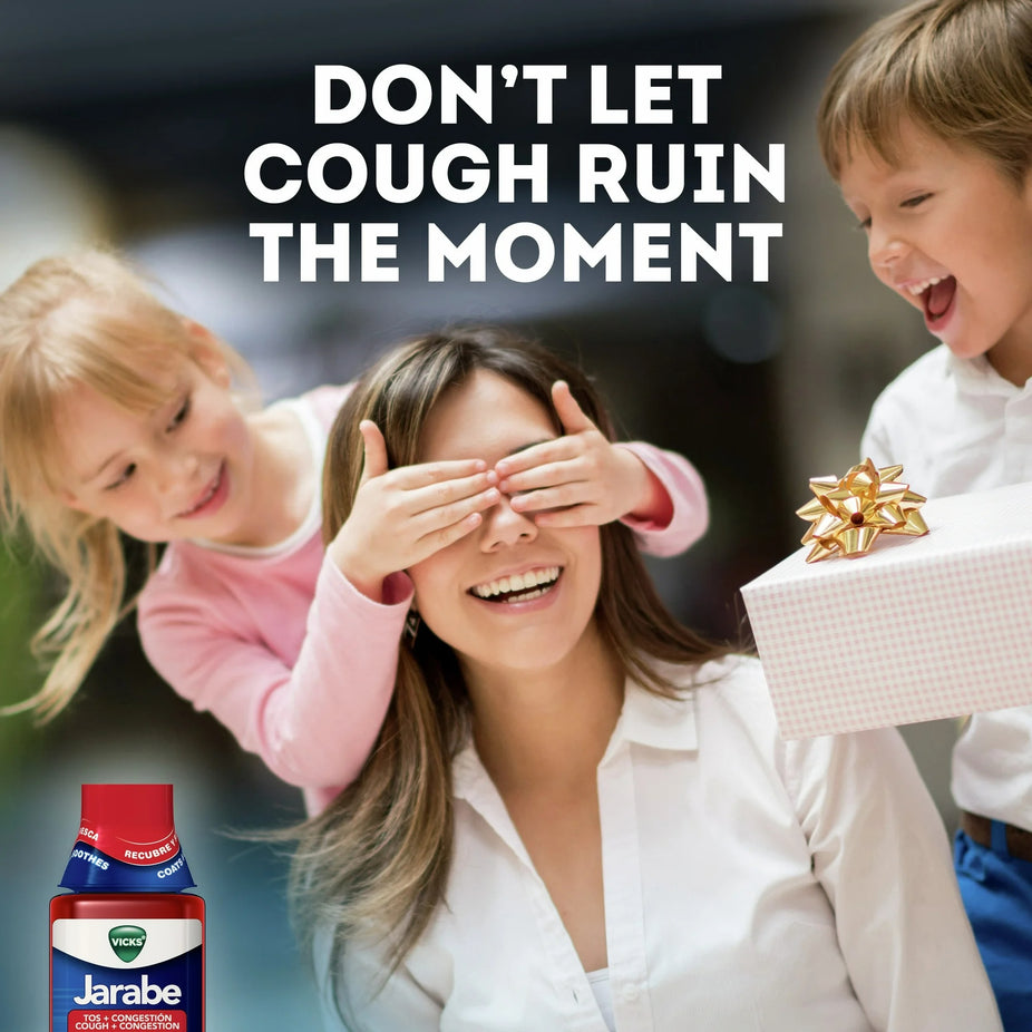 Jarabe Cough and Congestion Syrup - Cherry Flavor