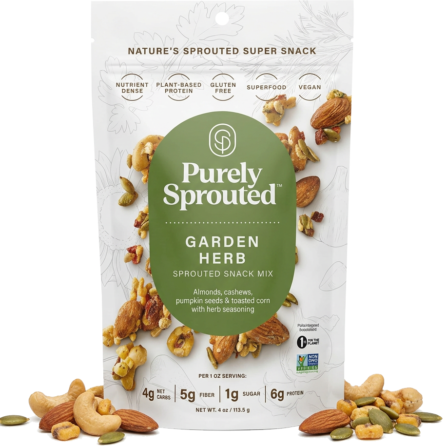 Garden Herb Sprouted Snack Mix