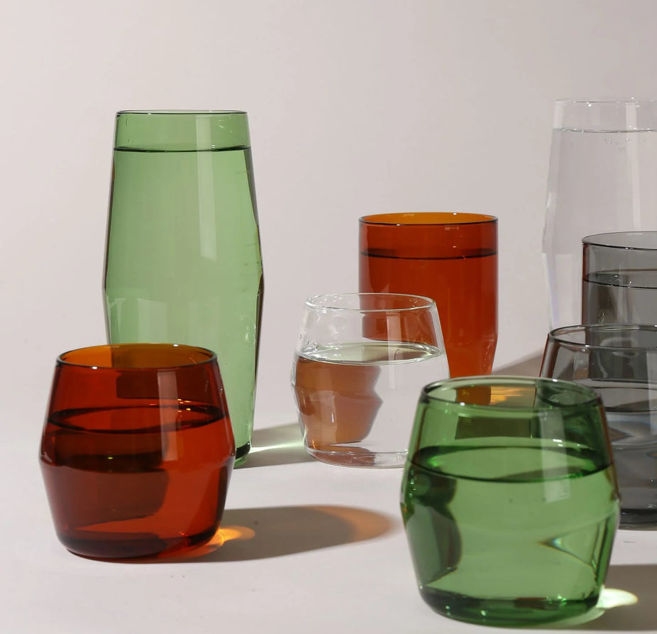 Century Glass Set Of Two (Verde)