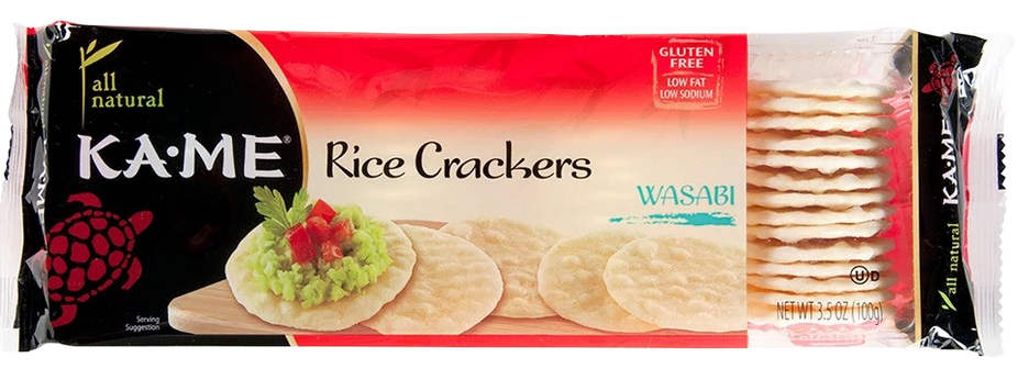 Wasabi Rice Crackers