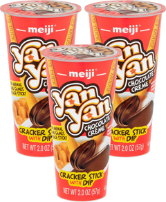 Yan Yan Chocolate Dip Cracker (3 Pack)