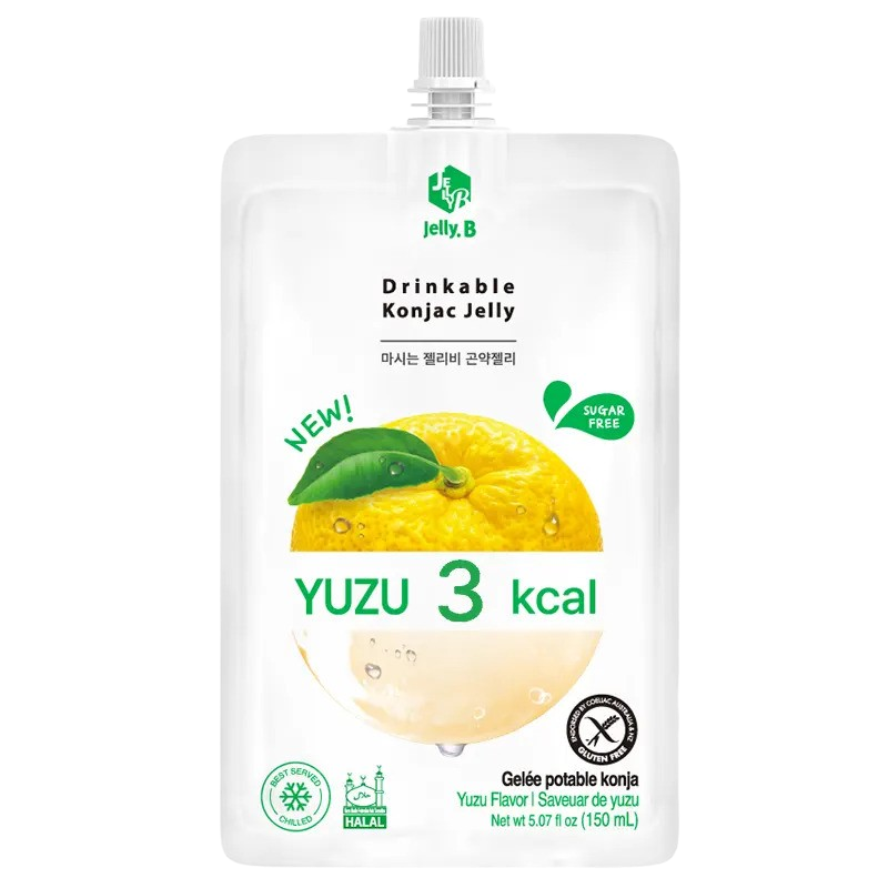 Low Calorie Drinkable Konjac Jelly - Yuzu (3 Pack)