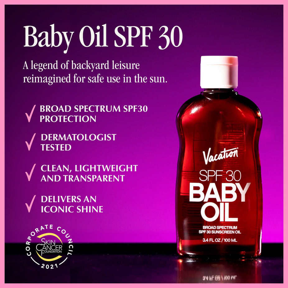 Baby Oil SPF 30