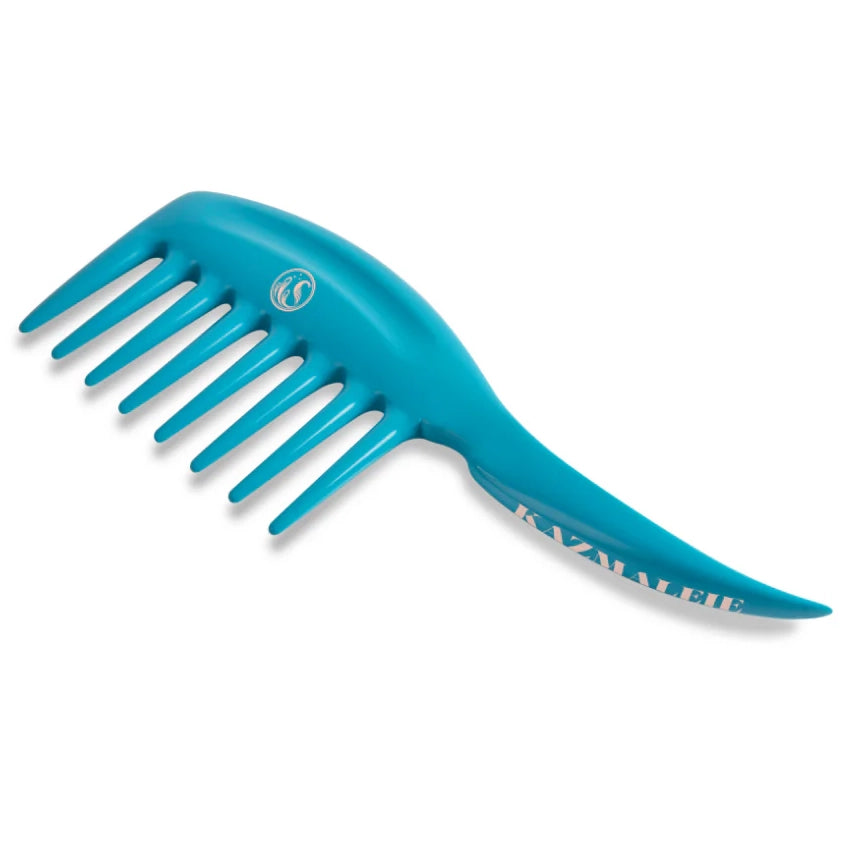 Kurls Plus Wide Tooth Hair Comb - Blue