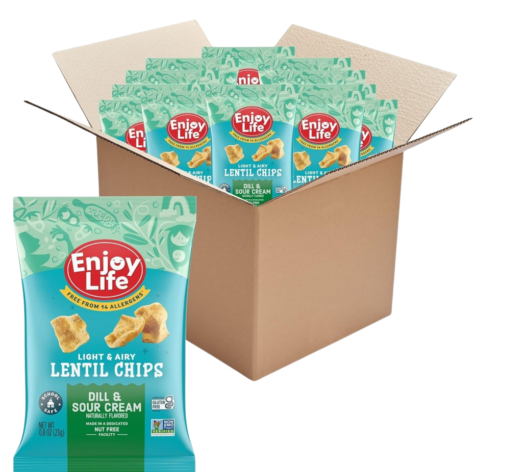 Lentil Chips - Dill and Sour Cream (12 Pack)