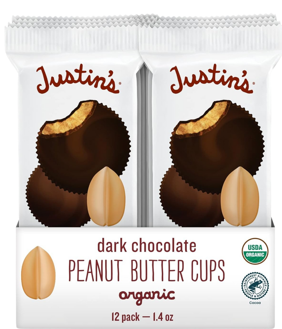 Dark Chocolate Peanut Butter Cups (12 Pack)