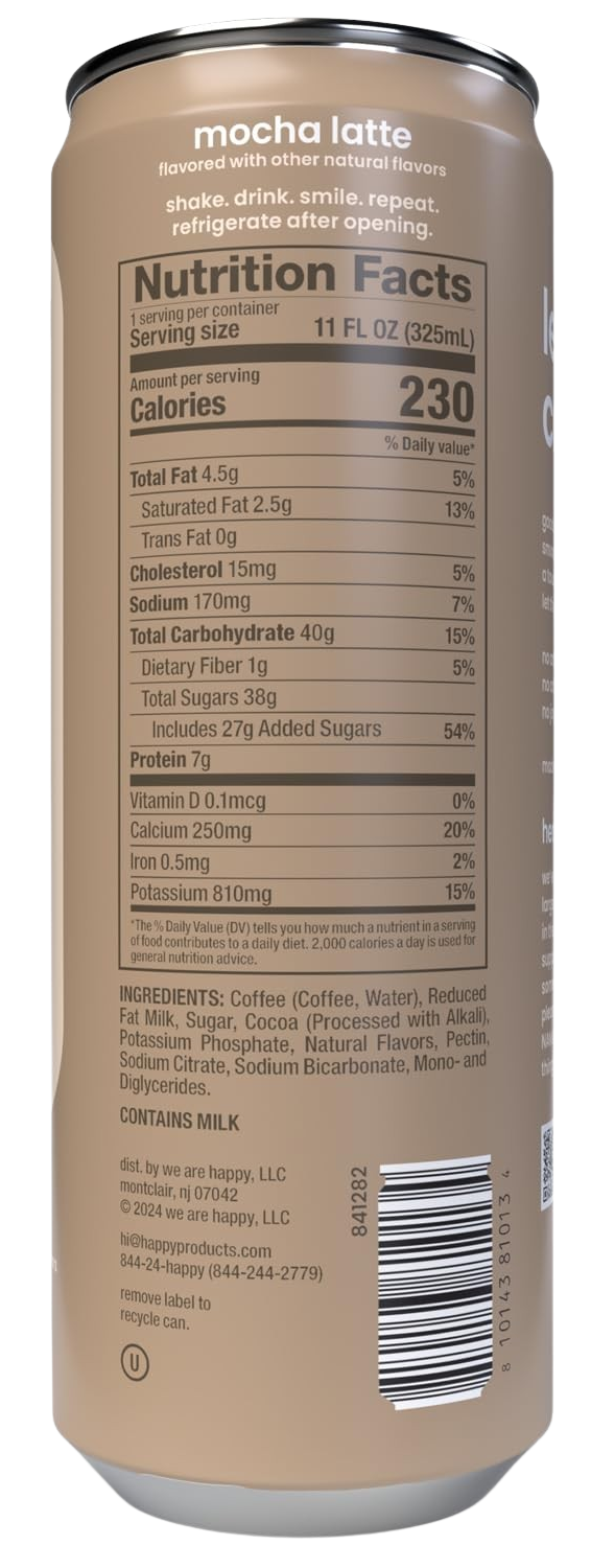 Canned Mocha Latte (12 Pack)