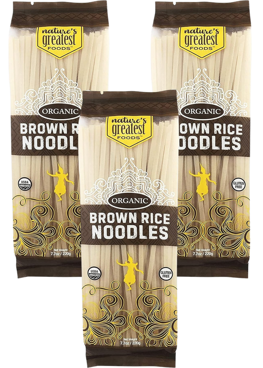 Brown Rice Noodles, Pad Thai (3 Pack)