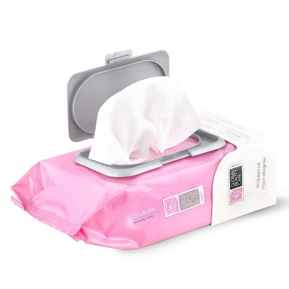 Collagen Facial Cleasing Wipes (60 CT)