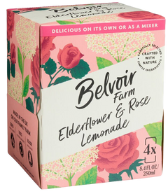 Elderflower and Rose Lemonade (4 Pack)