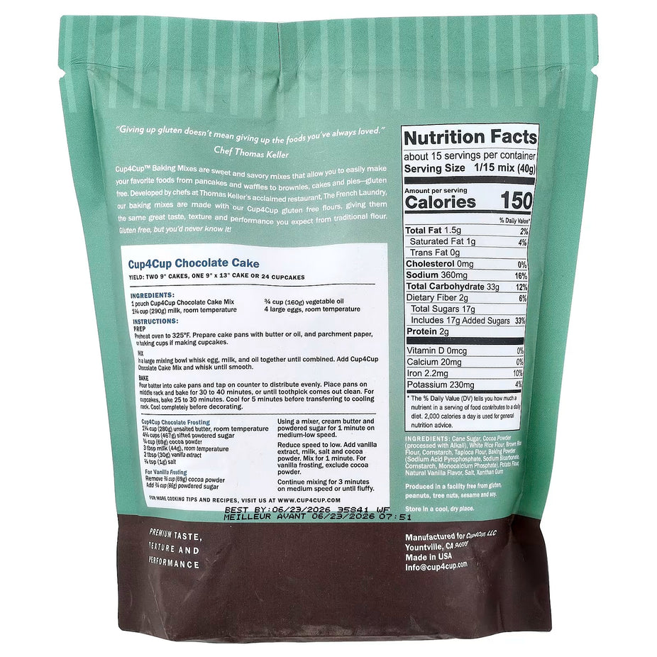 Gluten Free Chocolate Cake Mix