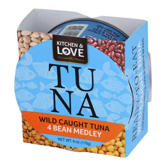 Wild-Caught Tuna Meals - 4 Bean Medley (8 Pack)