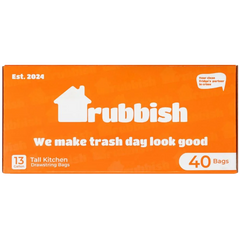 13 Gallon Compostable Drawstring Trash Bags (40 CT)