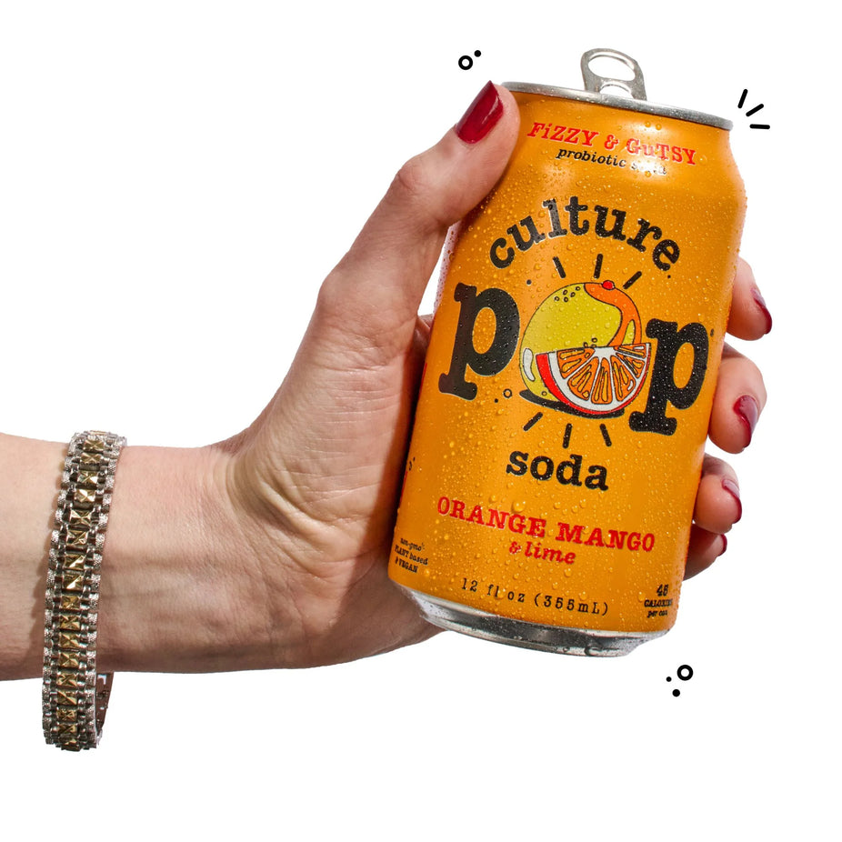 Orange Mango Lime Probiotic Soda (4 Pack)