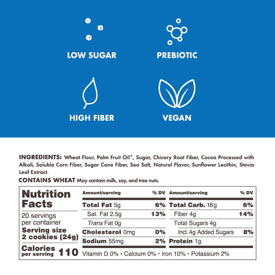 Leo's Cookies & Creme Sandwich Cookies (4 CT)