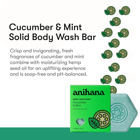 Cucumber and Mint Body Wash Bar