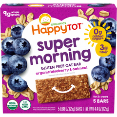 Super Morning Organic Blueberry & Oatmeal Oat Bars (5 CT)