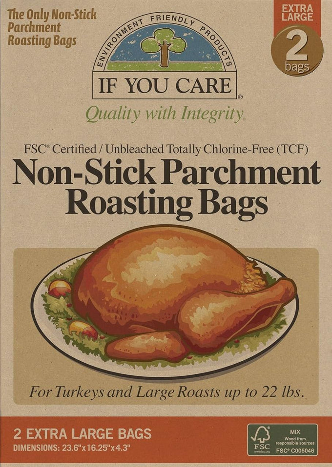 Non-stick Parchment Roasting Bags Extra Large (8 Pack)