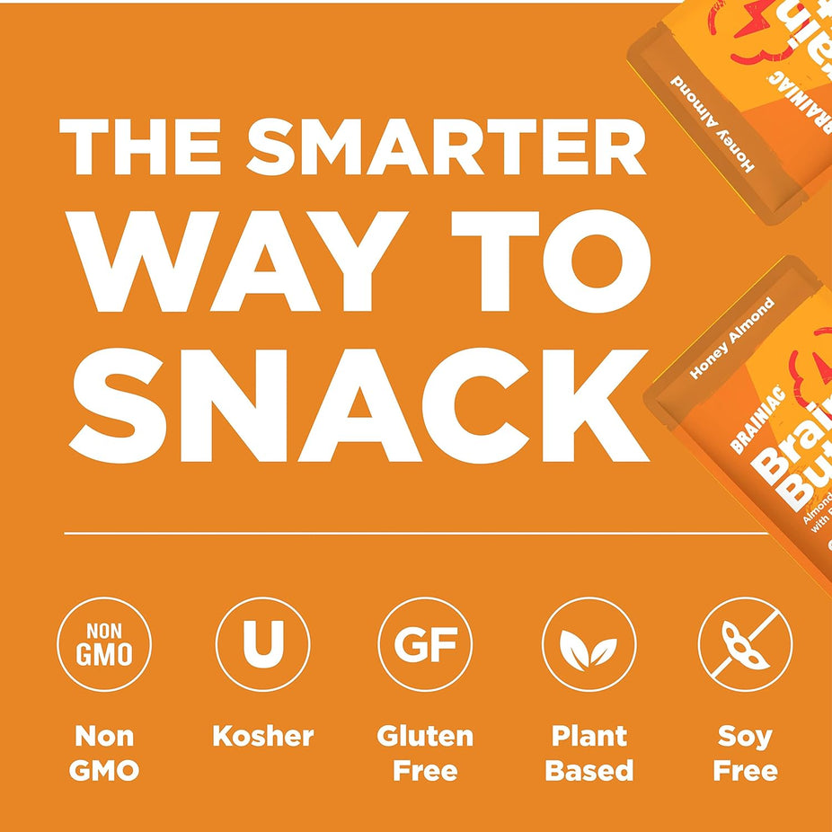 Brain Butter- Almond Honey (10 Pack)
