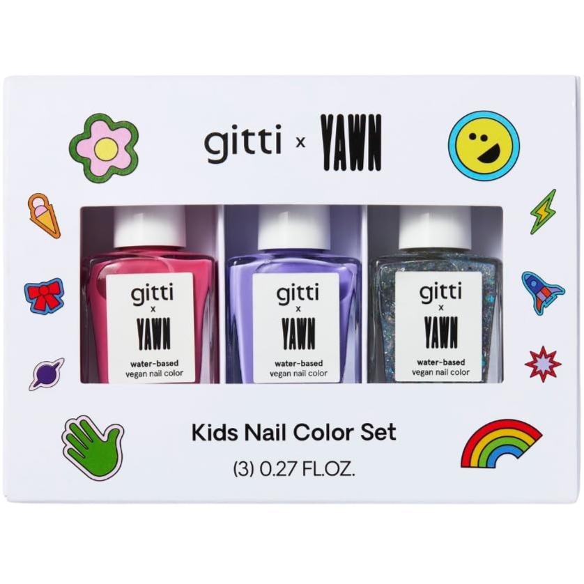 gitti x Yawn Kids Nail Polish Set - Multicolor