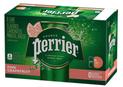 Pink Grapefruit Natural Sparkling Mineral Water (8 Pack)