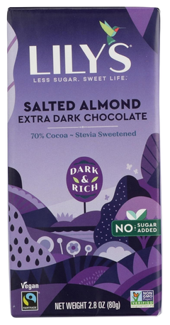 Salted Almond Dark Chocolate Bar