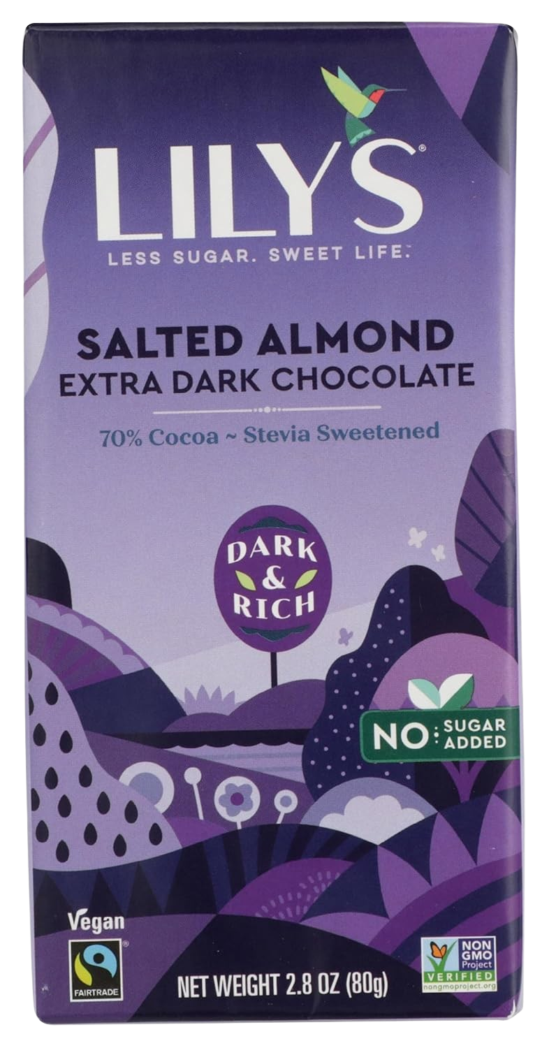 Salted Almond Dark Chocolate Bar