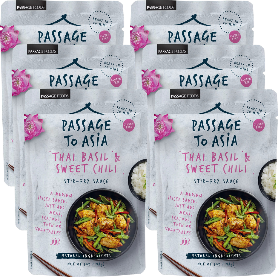 Thai Basil and Sweet Chili Stir-Fry Sauce (6 Pack)