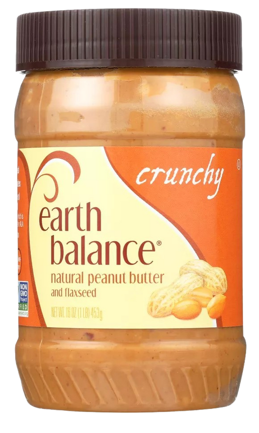 Crunchy Natural Peanut Butter & Flaxseed