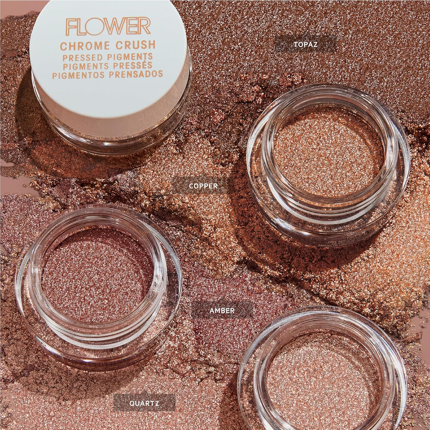 Flower Beauty Chrome Crush Pressed Pigments Amber – Martie