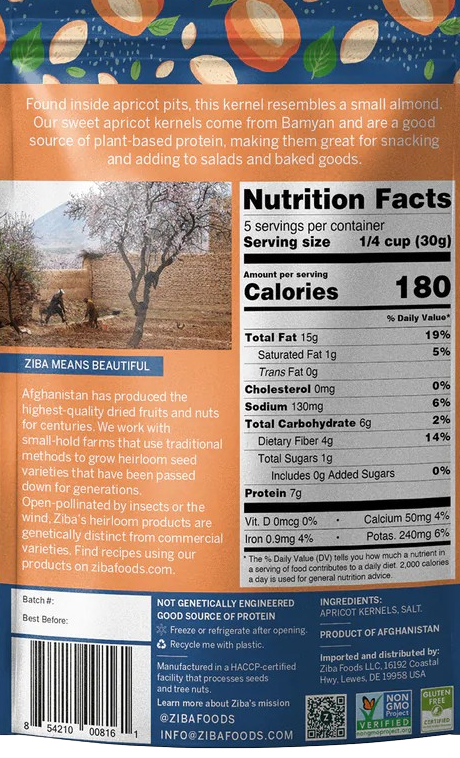 Sweet Apricot Kernels (6 Pack)