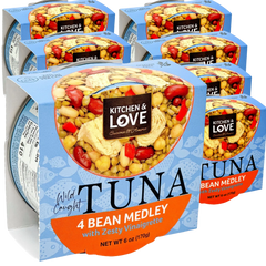 Wild Caught Tuna 4 Bean Medley (8 Pack)