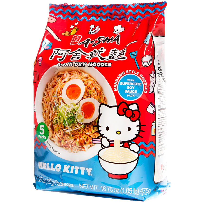Hello Kitty Silly Spicy Sauce Noodles (5 CT)
