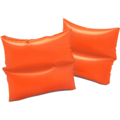 Orange Inflatable Arm Bands Swimming Aid