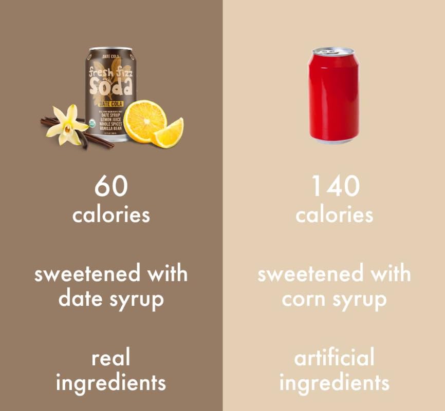 Organic Date Cola Soda (12 CT)