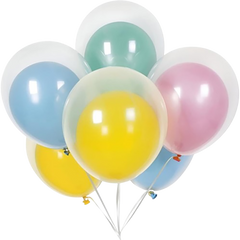 Pastel Double Stuffed Latex Balloon Bouquet Kit (12 CT)