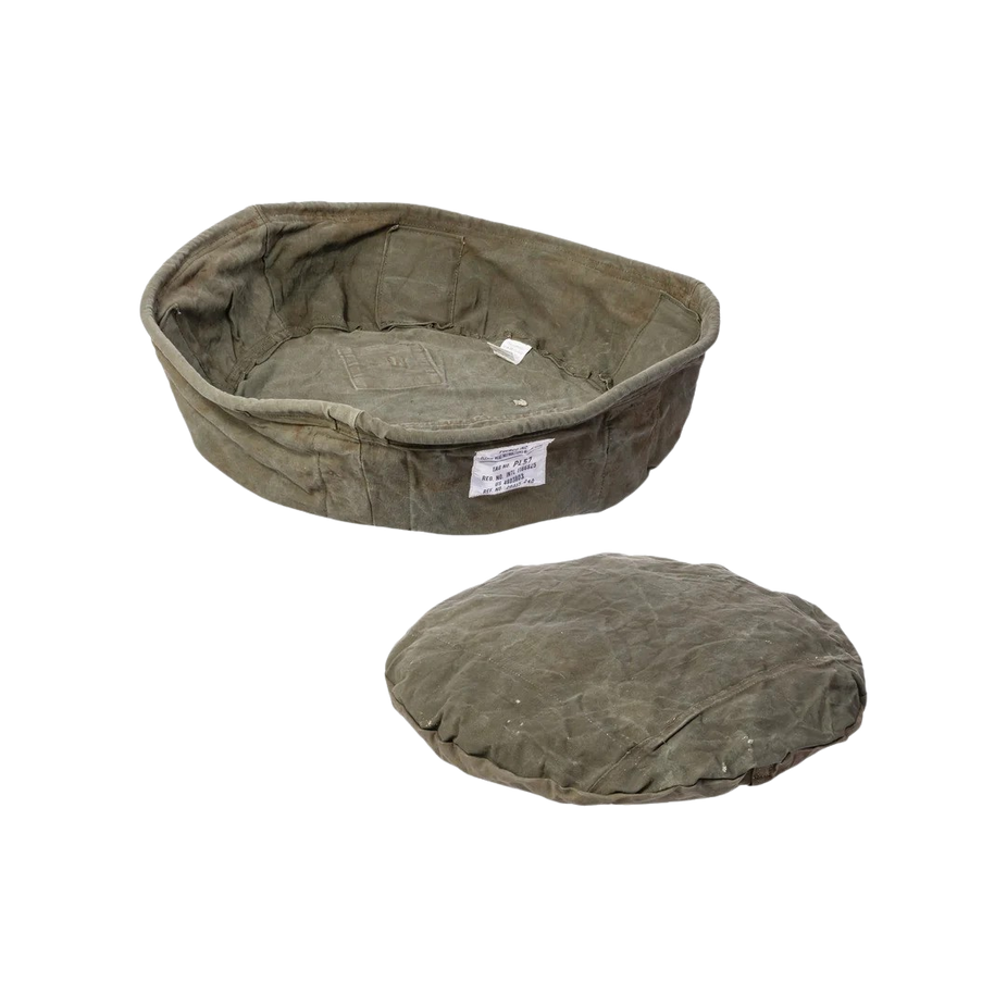 Vintage Tent Fabric Pet Bed Large