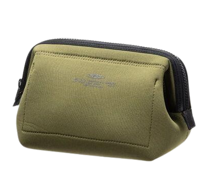 Wired Pouch Small in Olive x Yellow