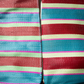 Stripe Tote Bag Square - Red x Blue