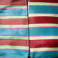 Stripe Tote Bag Rectangle D15 - Red x Blue